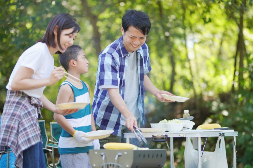 家族BBQ画像
